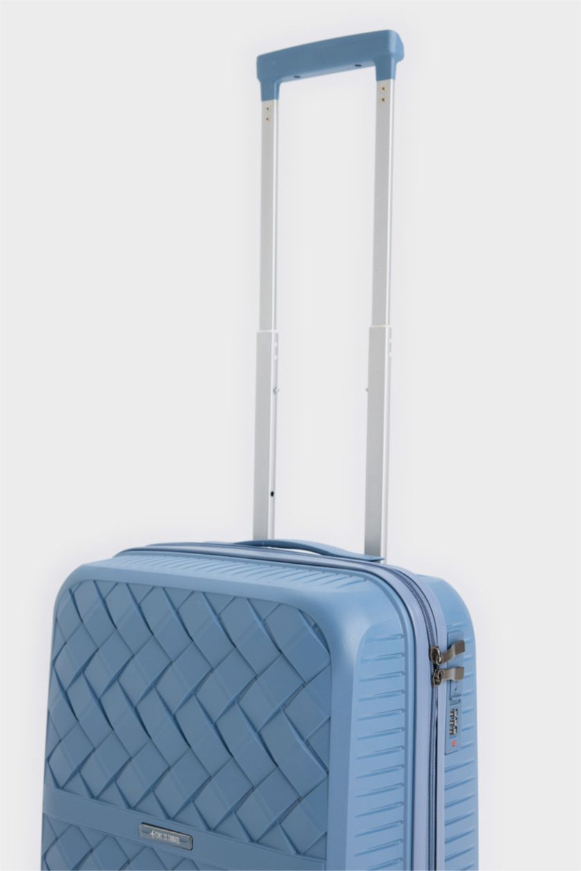 Man Lacivert Küçük Unisex Large Size Hard Cover Suitcase