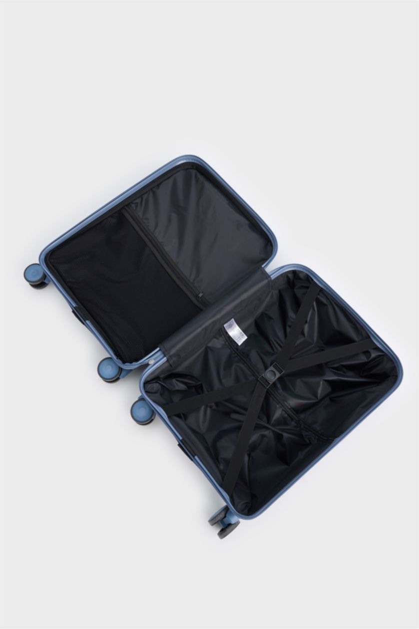 Man Lacivert Küçük Unisex Large Size Hard Cover Suitcase