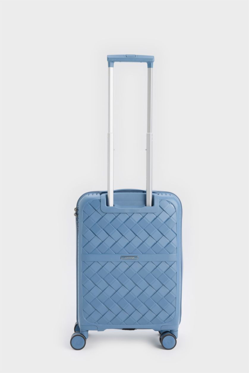 Man Lacivert Küçük Unisex Large Size Hard Cover Suitcase