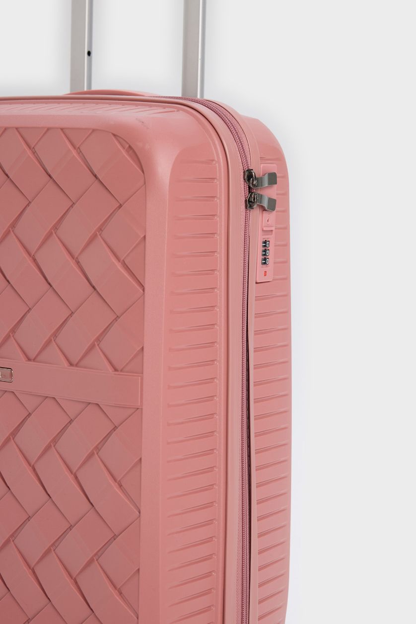 Kadın Rose Küçük Unisex Sert Kapaklı Çekçekli Küçük Boy  Valiz