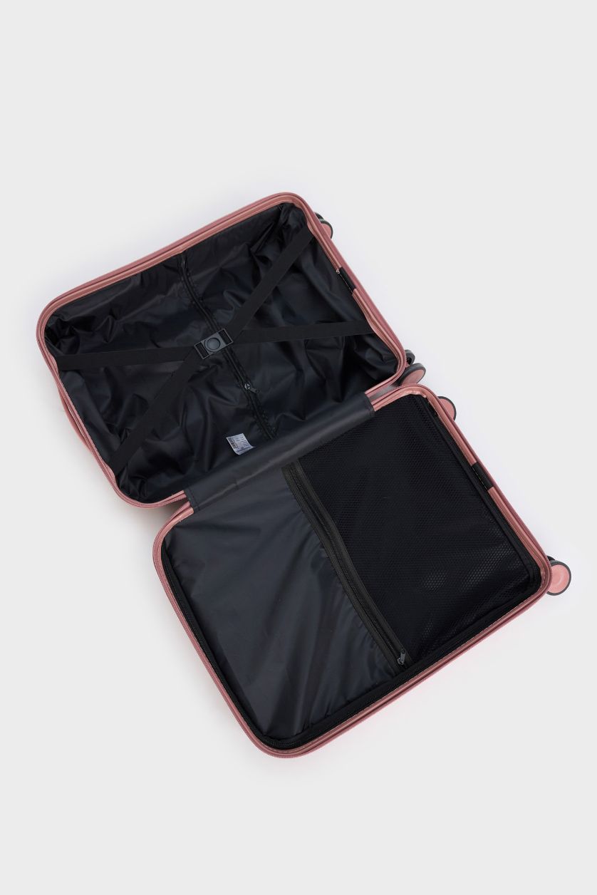 Kadın Rose Küçük Unisex Sert Kapaklı Çekçekli Küçük Boy  Valiz