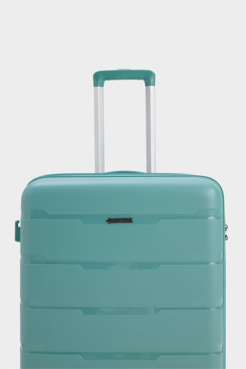 Kadın Su Yeşili Büyük Unisex Sert Kapaklı Büyük Boy	 Valiz