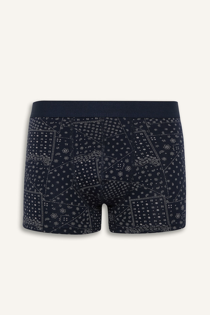 Erkek Lacivert Regular Fıt 3'lü Boxer