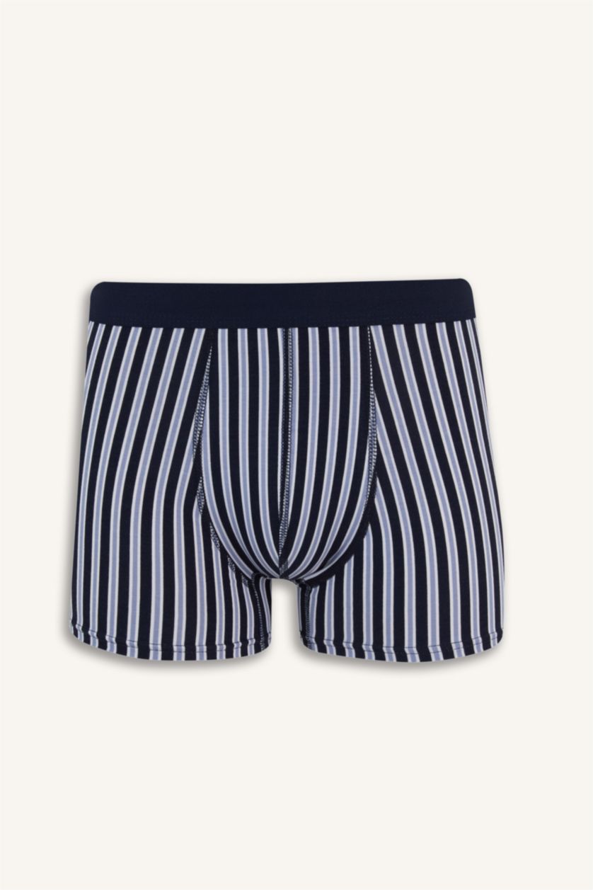 Erkek Lacivert Regular Fıt 3'lü Boxer