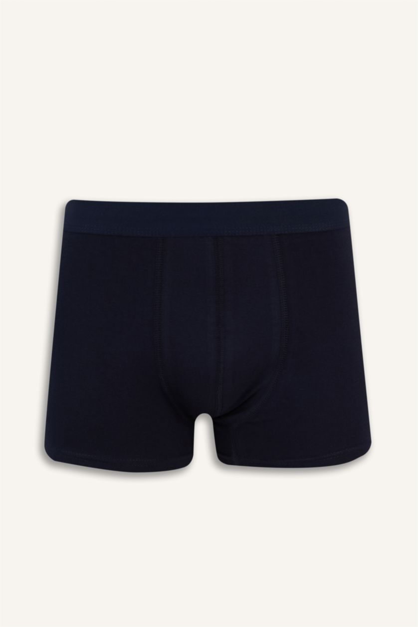 Erkek Lacivert Regular Fıt 3'lü Boxer