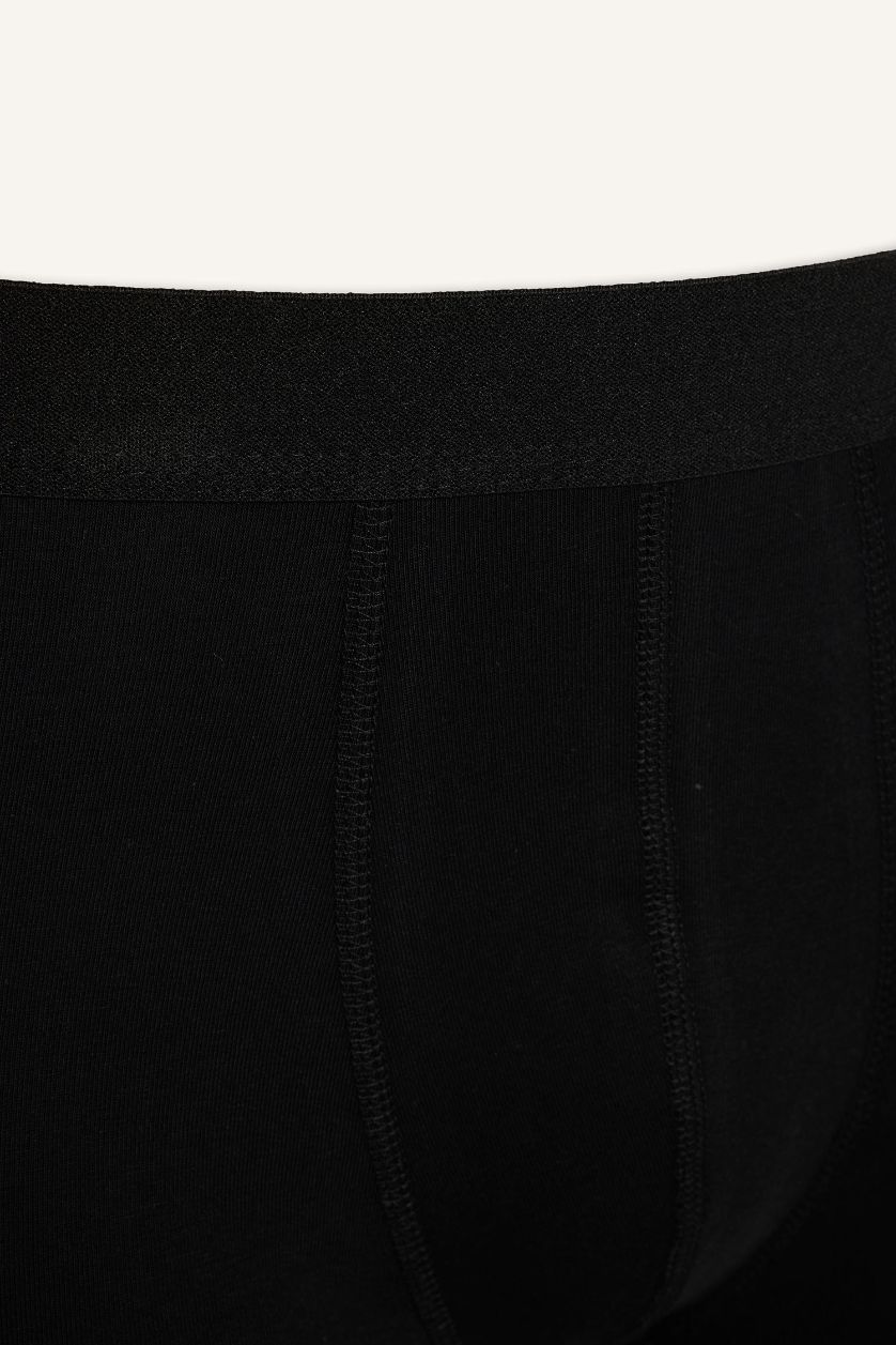 Man Black Regular Fit 5 Piece Boxer Shorts