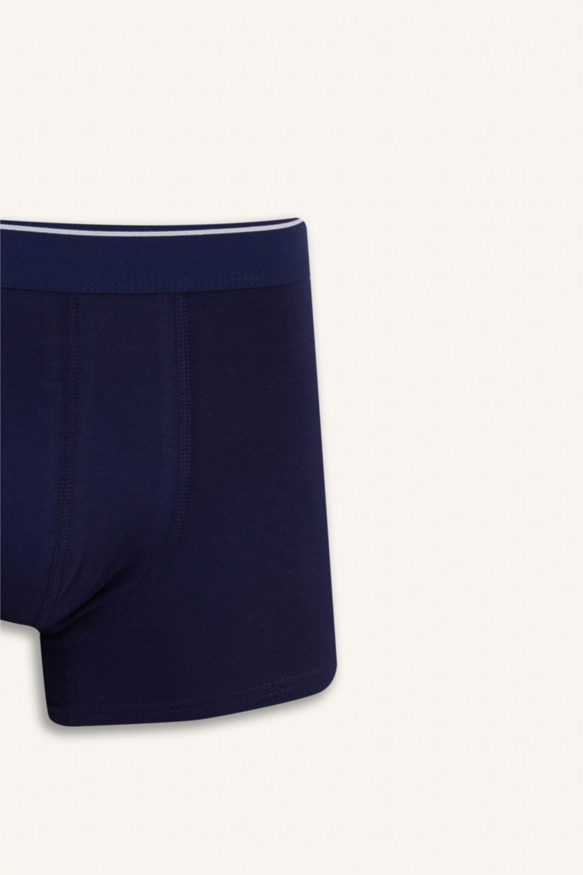 Erkek Bordo Regular Fit 5'li Boxer