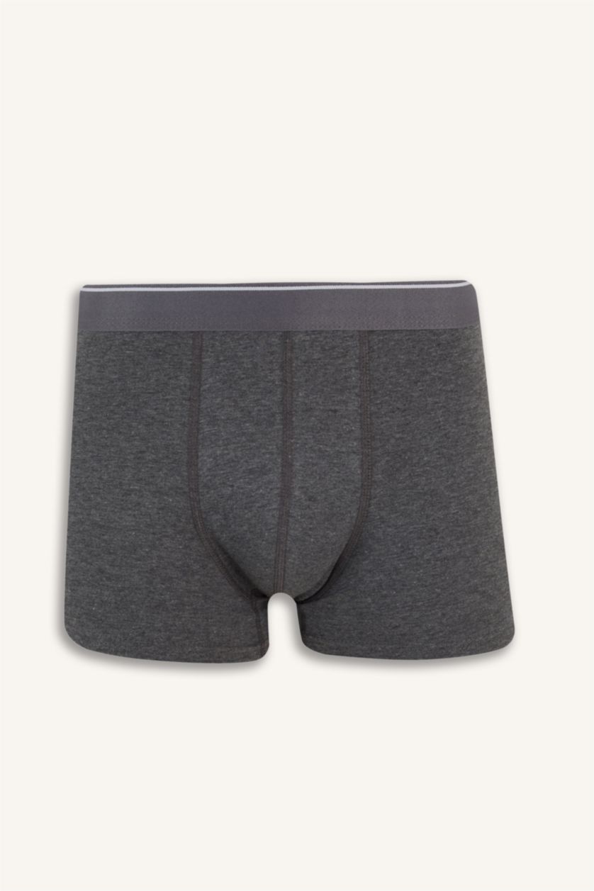 Erkek Bordo Regular Fit 5'li Boxer