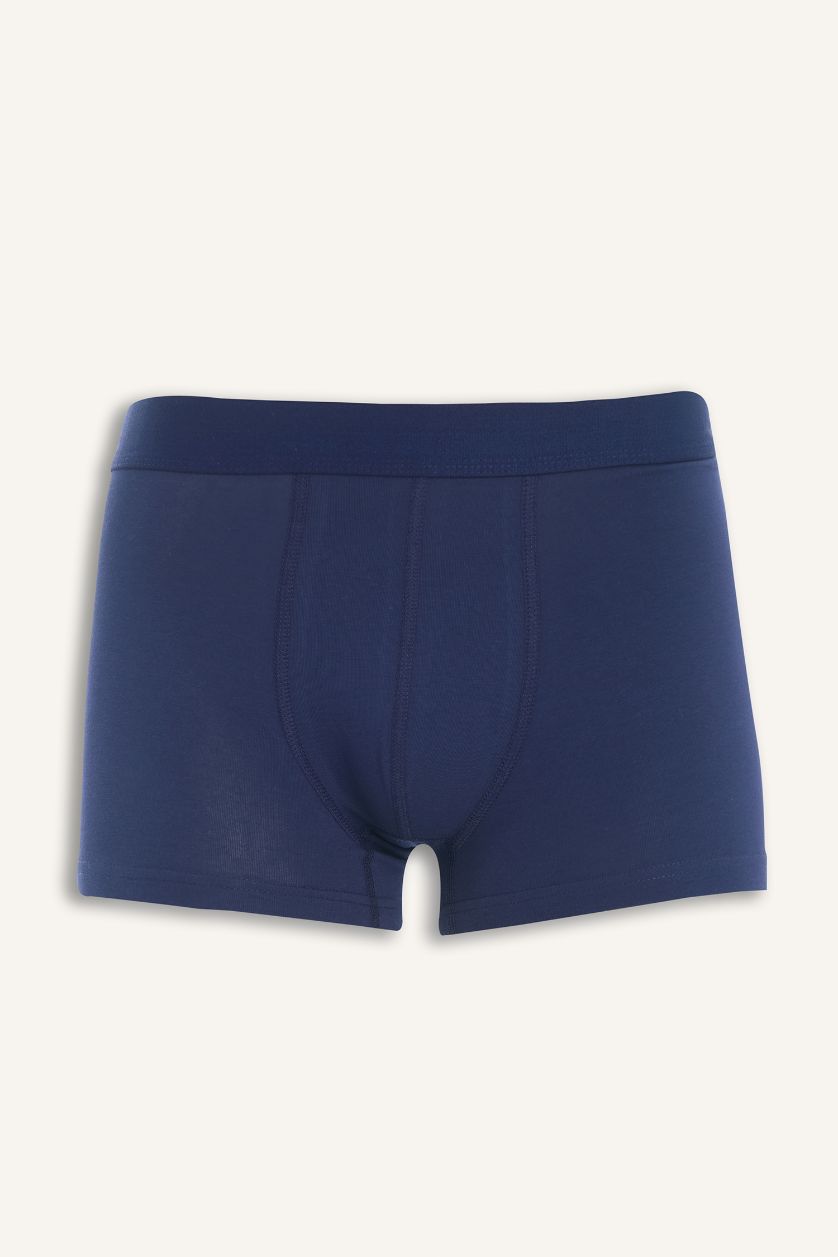 Erkek Lacivert Regular Fit 3'lü Boxer