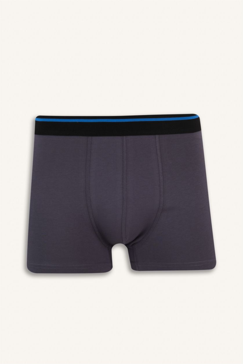 Erkek Siyah Regular Fıt 3'lü Boxer