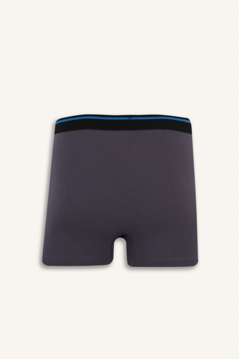 Erkek Siyah Regular Fıt 3'lü Boxer