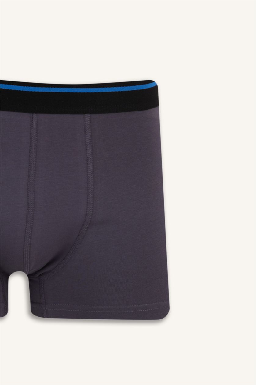 Erkek Siyah Regular Fıt 3'lü Boxer