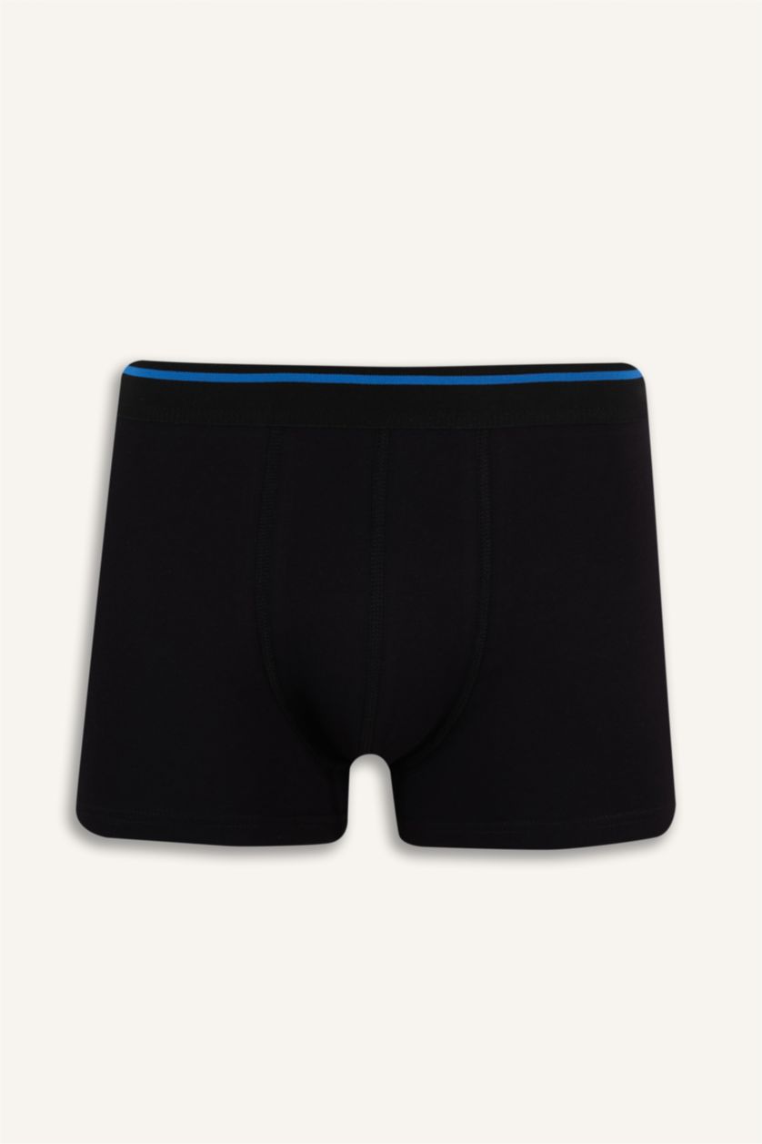 Erkek Siyah Regular Fıt 3'lü Boxer