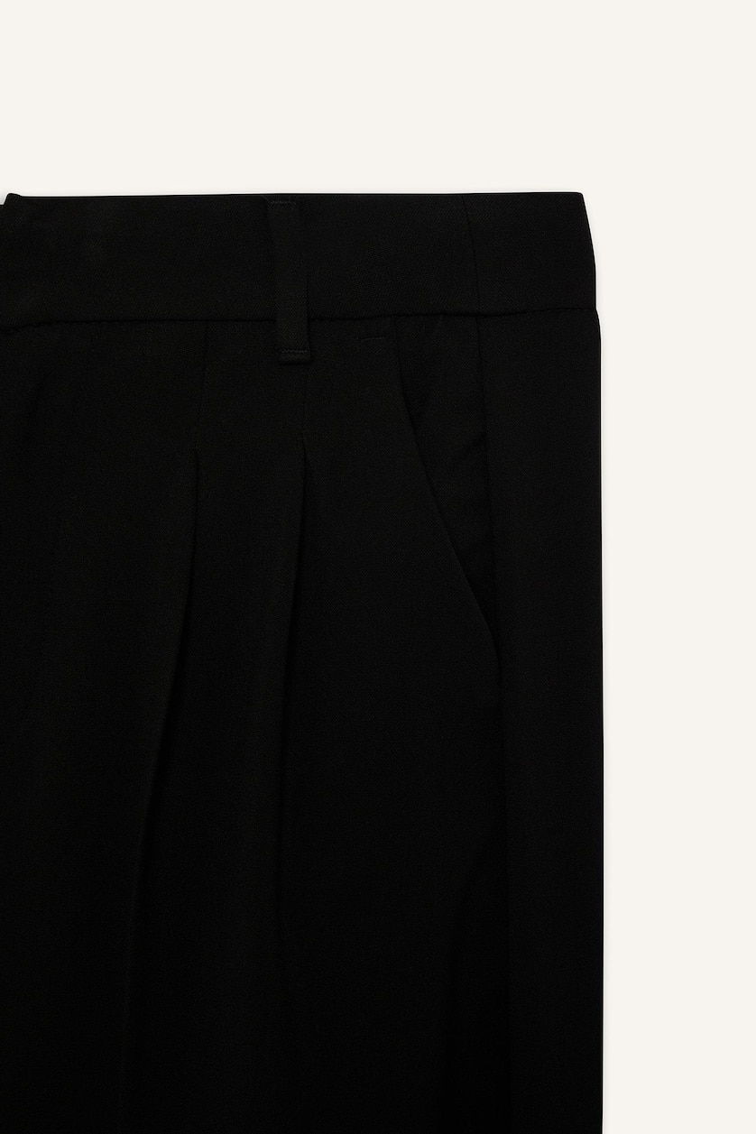 Kadın Siyah Wıde Leg Pantolon