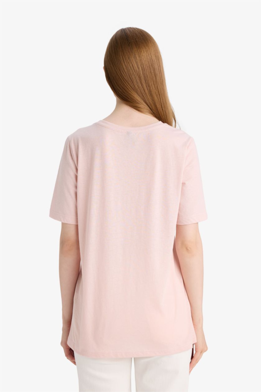 WOMAN Rose Regular Fit Short Sleeve T-Shirt