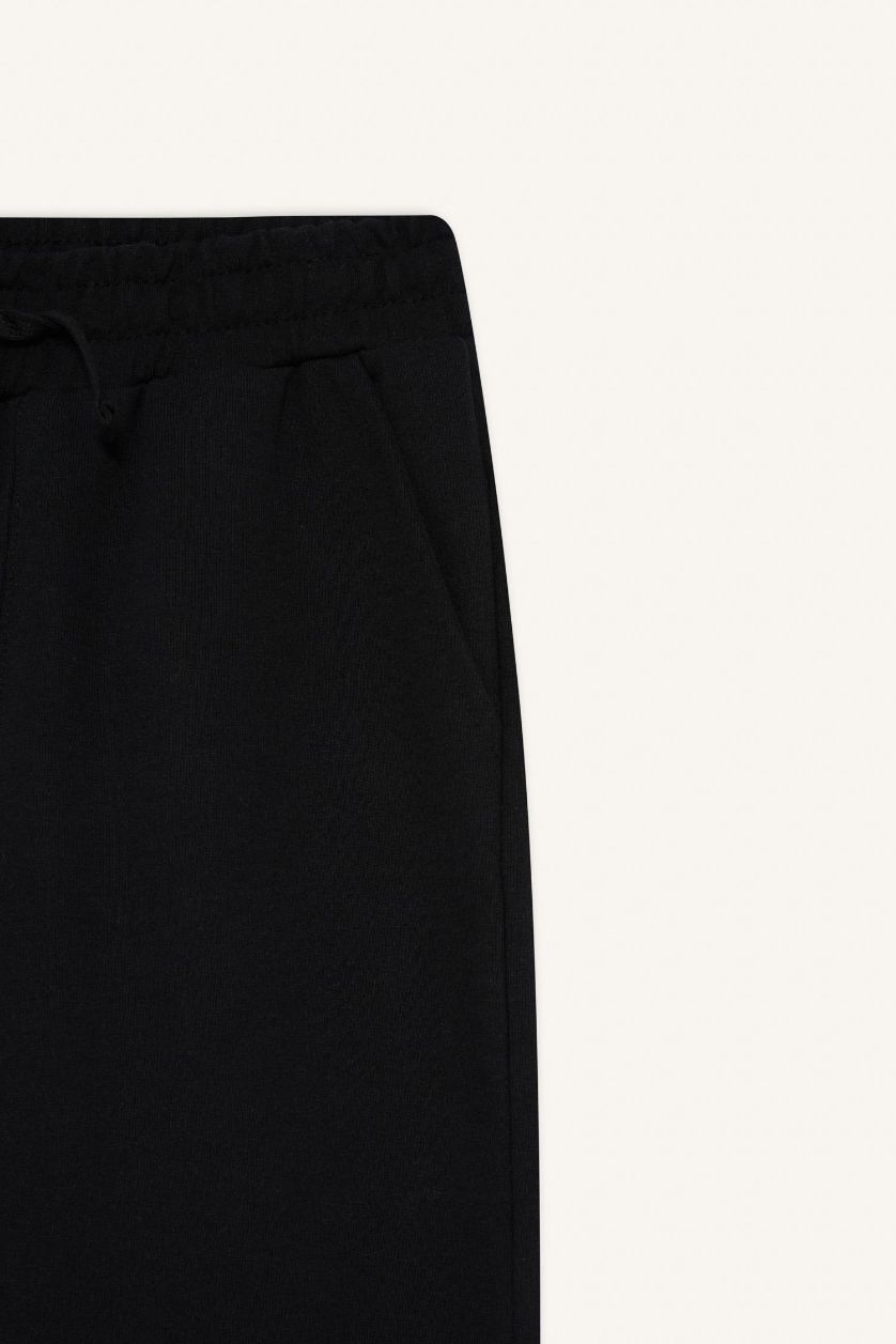 Erkek Çocuk - Genç Erkek Siyah Beli Lastikli Jogger Eşofman Altı Erkek Çocuk