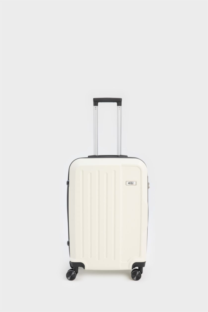 Kadın Vison Orta Unisex Sert Kapaklı Çekçekli Orta Boy  Valiz