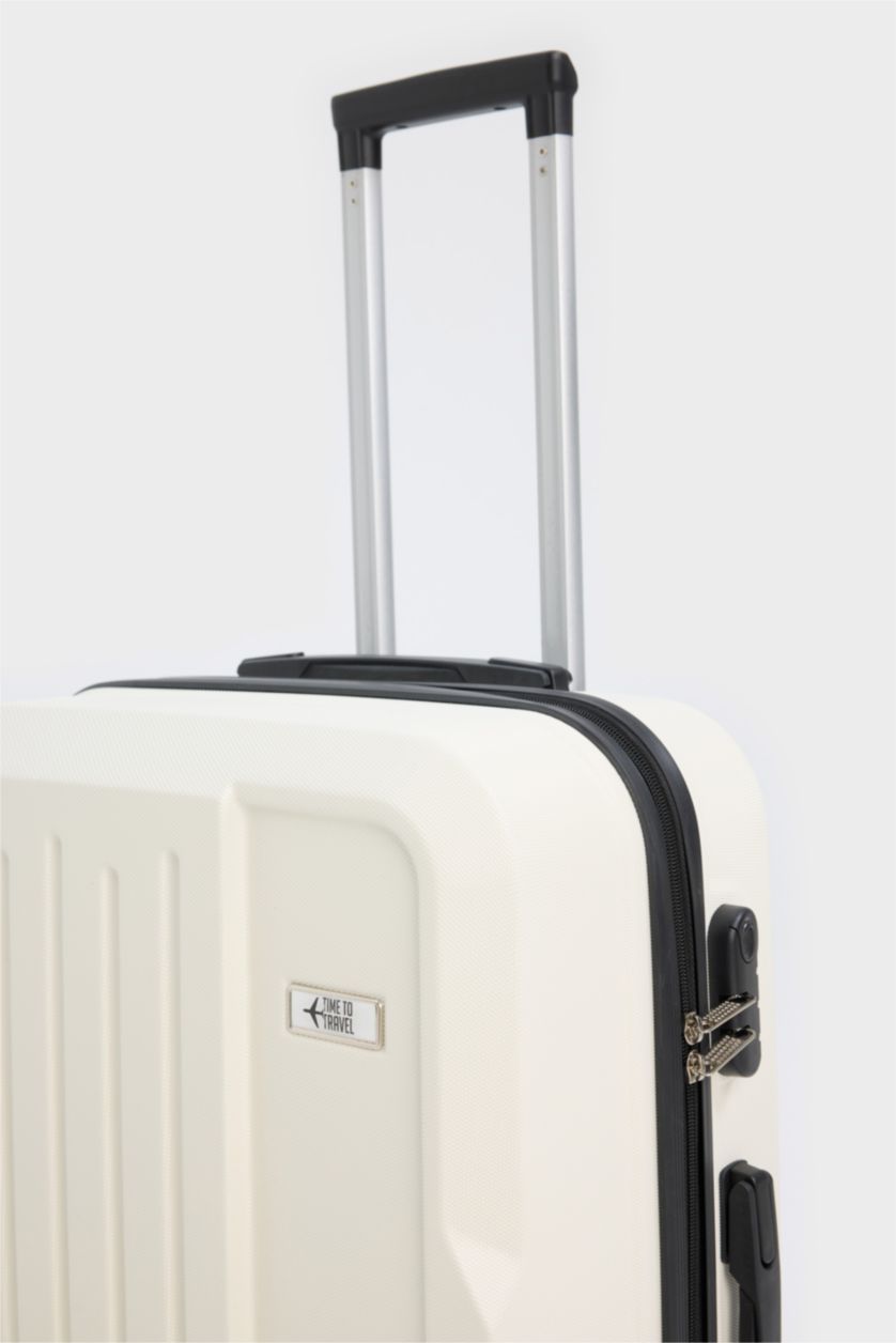 Kadın Vison Orta Unisex Sert Kapaklı Çekçekli Orta Boy  Valiz