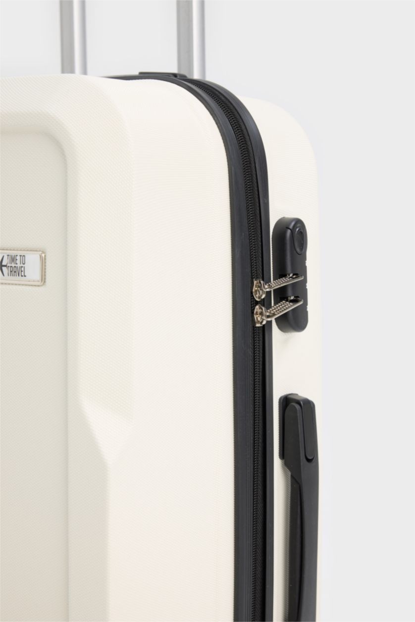 Kadın Vison Orta Unisex Sert Kapaklı Çekçekli Orta Boy  Valiz