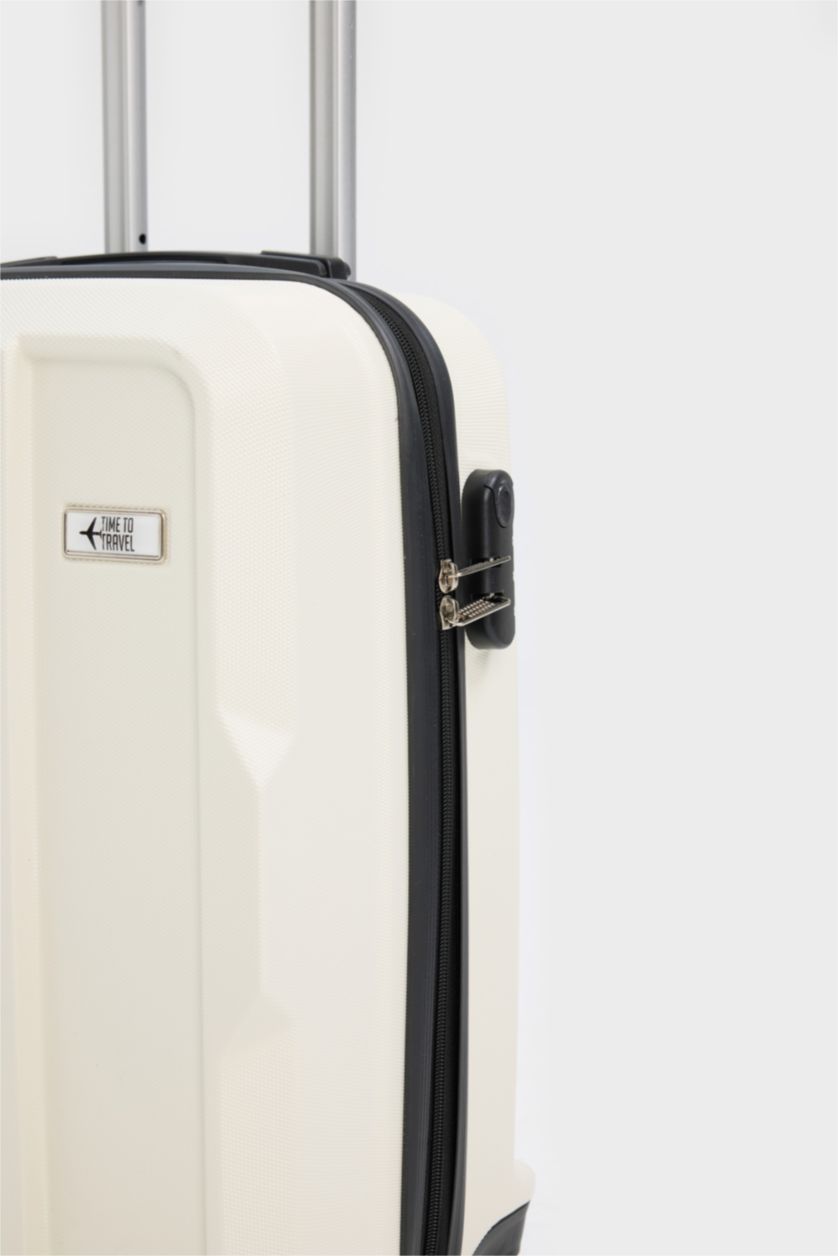 Kadın Vison Küçük Unisex Sert Kapaklı Çekçekli Küçük Boy Valiz