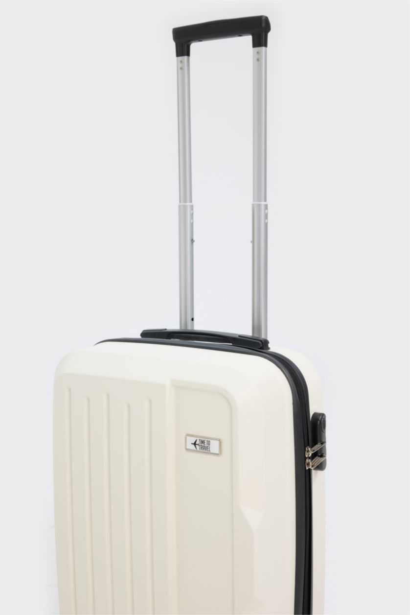 Kadın Vison Küçük Unisex Sert Kapaklı Çekçekli Küçük Boy Valiz