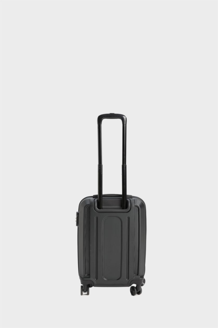 WOMAN Black Small Unisex Small Size Trolley Hard Cover Suitcase