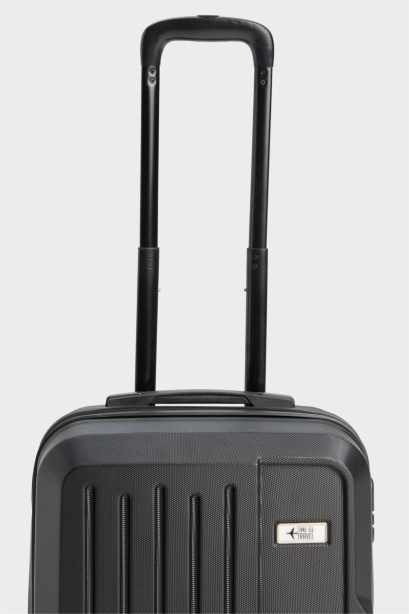 WOMAN Black Small Unisex Small Size Trolley Hard Cover Suitcase