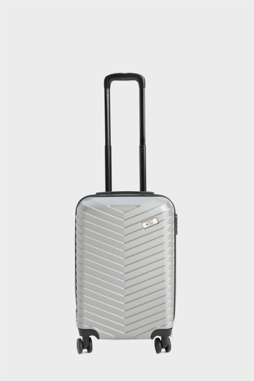 WOMAN Grey Small Unisex Small Size Trolley Hard Cover Suitcase