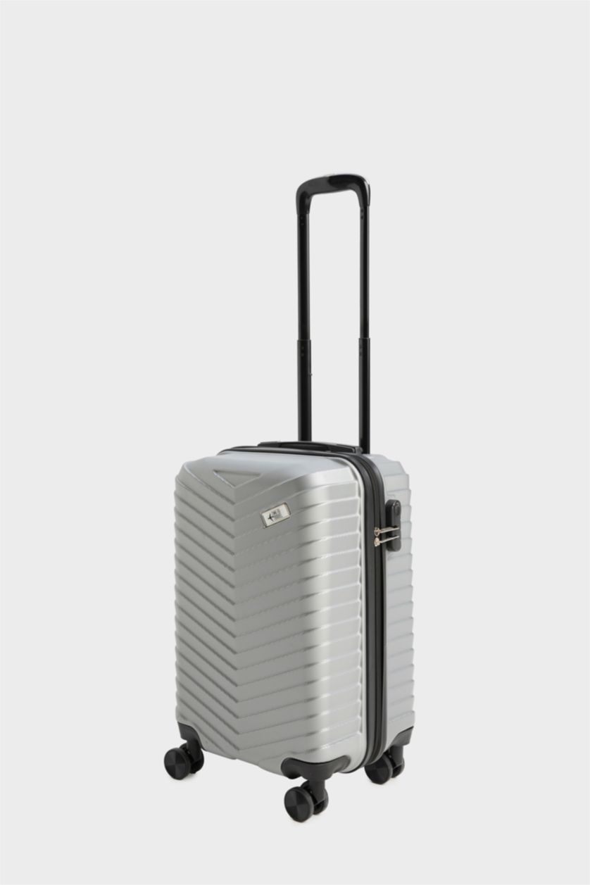 WOMAN Grey Small Unisex Small Size Trolley Hard Cover Suitcase