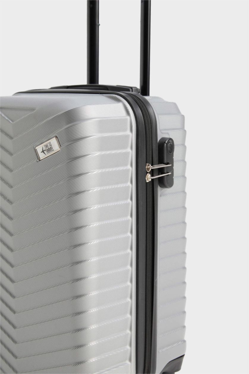 WOMAN Grey Small Unisex Small Size Trolley Hard Cover Suitcase