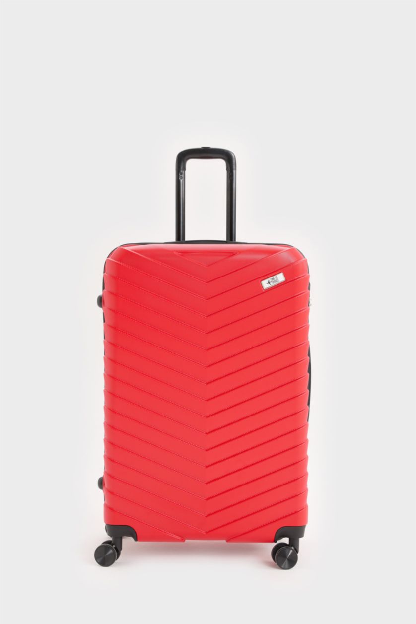 WOMAN RED LARGE Unisex Large Size Trolley Hard Cover Suitcase