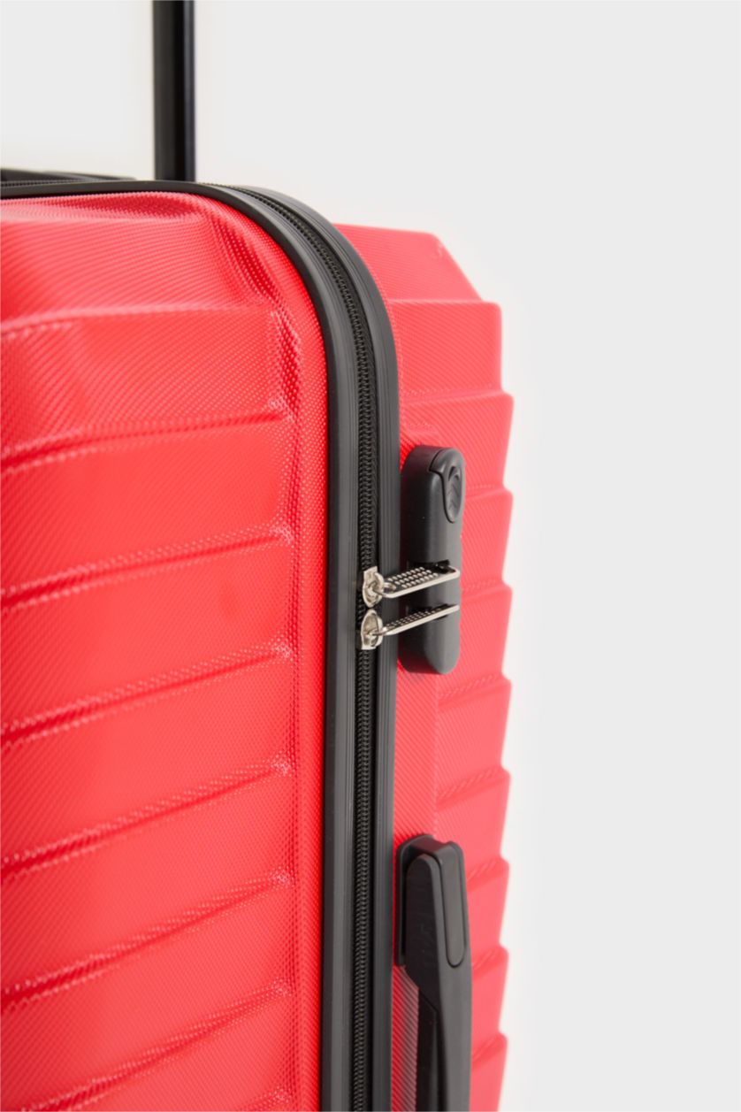 WOMAN RED LARGE Unisex Large Size Trolley Hard Cover Suitcase