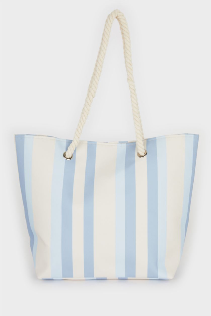 Kadın Karma Kadın Kaplumbağa Desenli Plaj Çantası