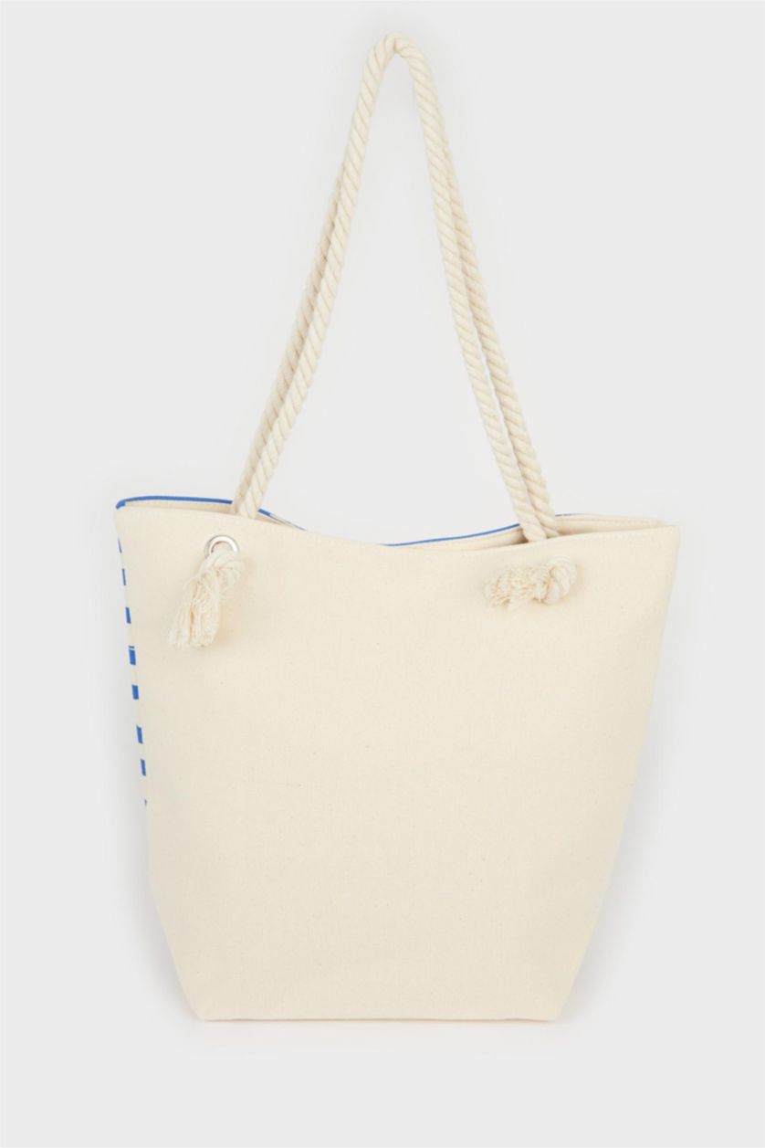 Kadın Lacivert Kadın Plaj Çantası