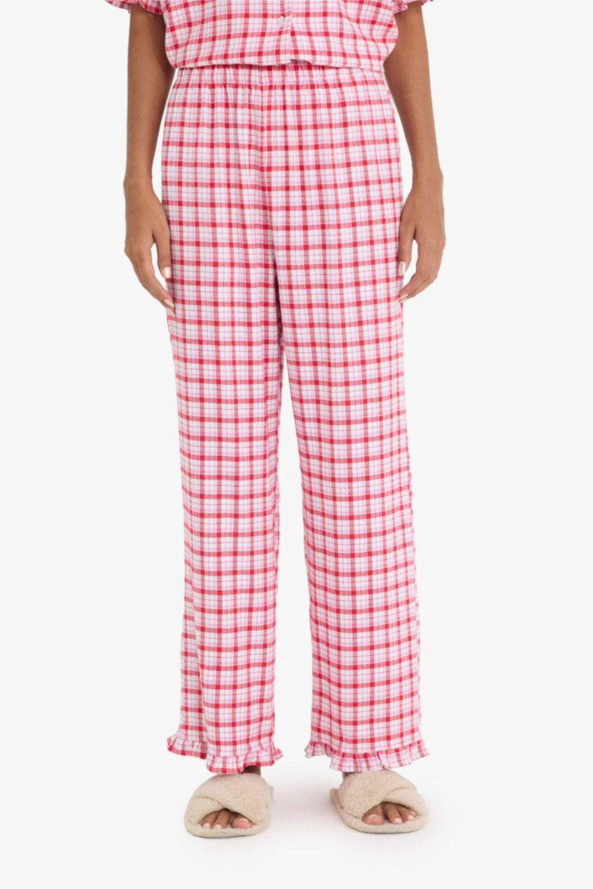 نساء زهري فاتح Flanel 2 piece Set