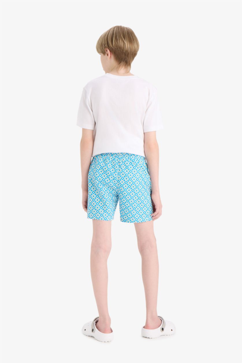 أولاد فيروزي شورت سباحة أولاد مطبوع