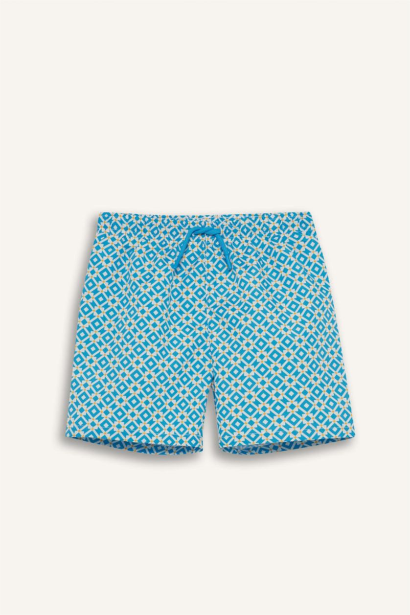 أولاد فيروزي شورت سباحة أولاد مطبوع