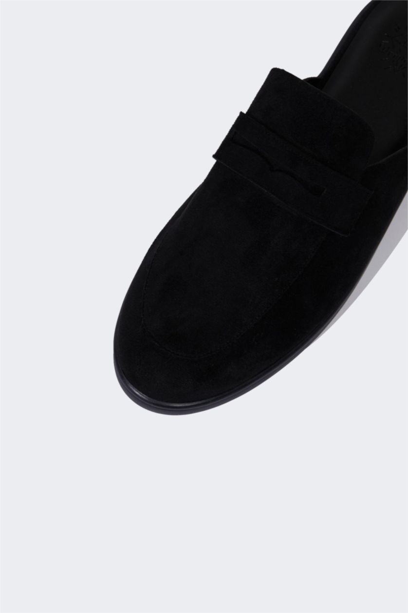 WOMAN Black Woman Flat Sole Slipper