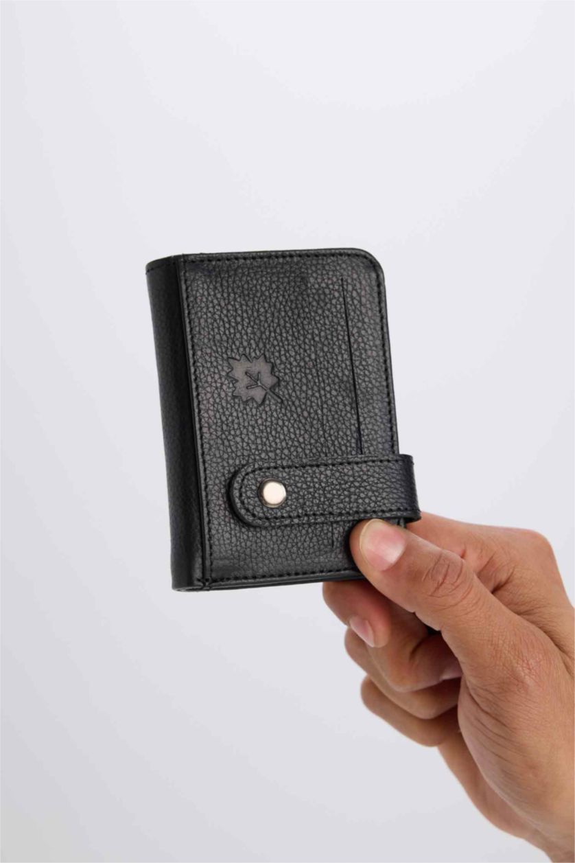 Erkek Siyah Erkek Dana Derisi Cüzdan