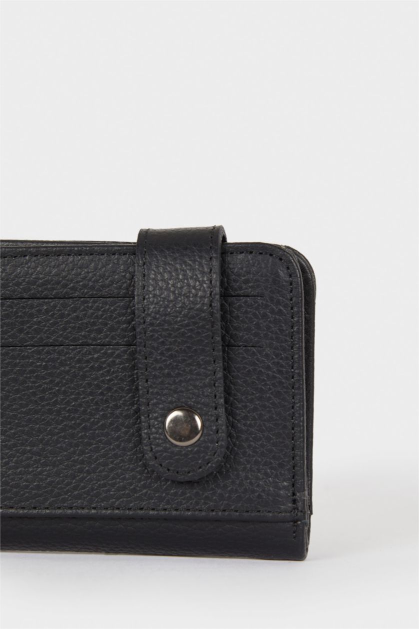 Erkek Siyah Erkek Dana Derisi Cüzdan