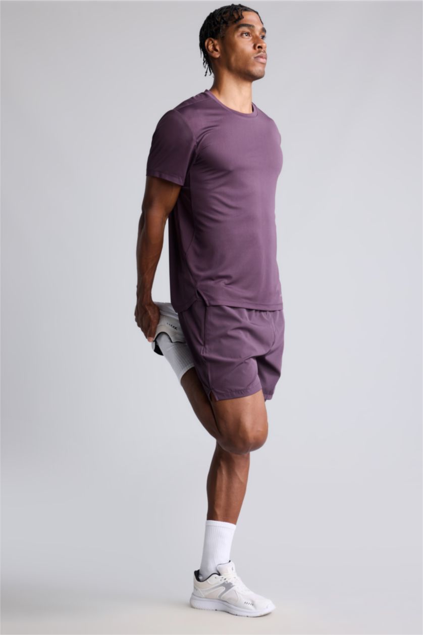 Men Purple Standard Fit Woven