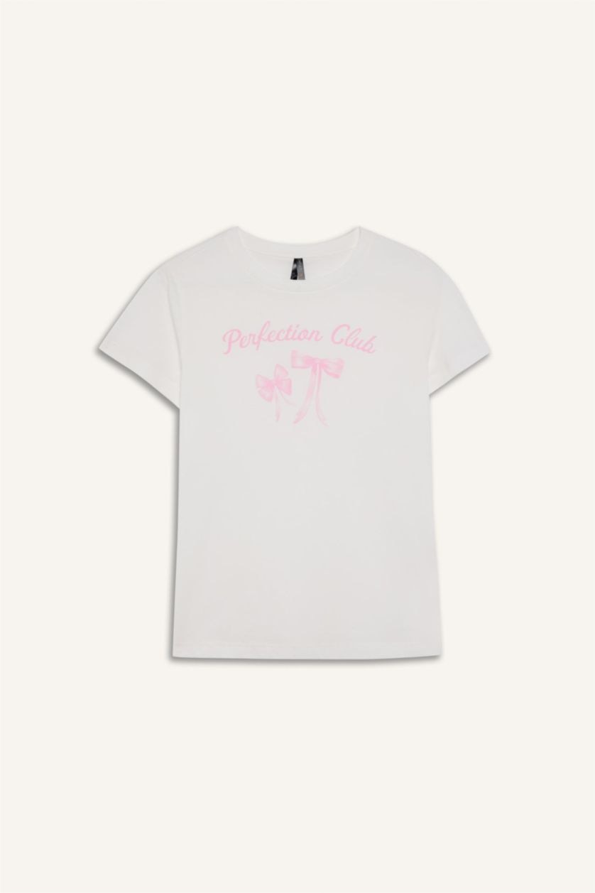 Әйелдерге экру дөңгелек жаға слоган супрема мақтасы Футболка