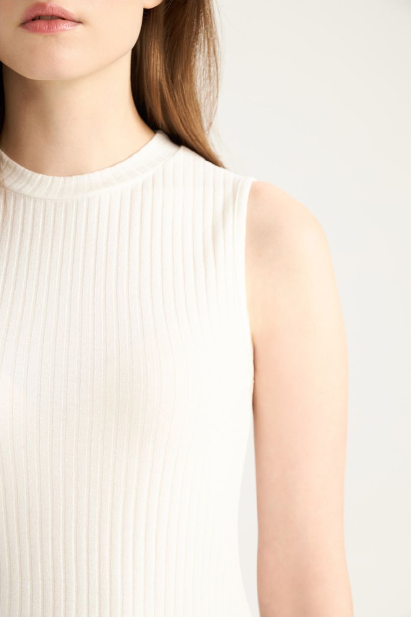 نساء اوف وايت تيشيرت طويل سادة بيزك مضلع قصة عادية