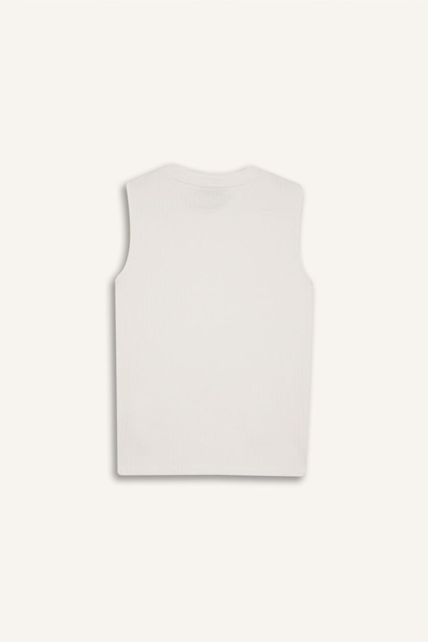 نساء اوف وايت تيشيرت طويل سادة بيزك مضلع قصة عادية