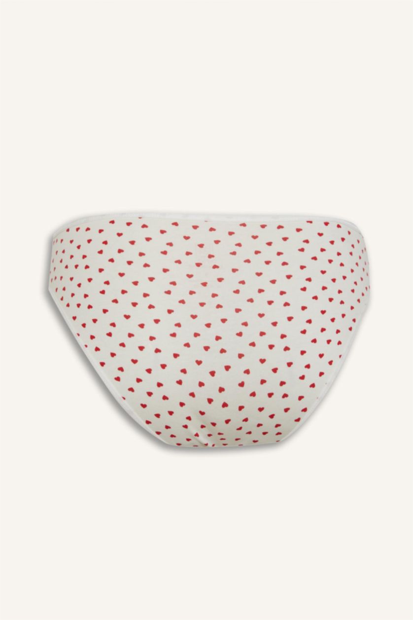 Woman Grey Melange Fall in Love 3 Piece Slip Panties