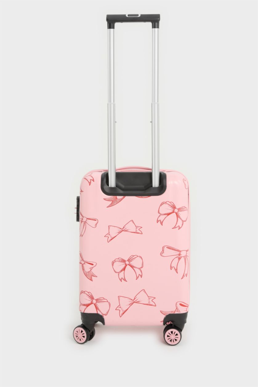 Kadın Mor Küçük Kadın Sert Kapaklı Çekçekli Büyük Boy Valiz