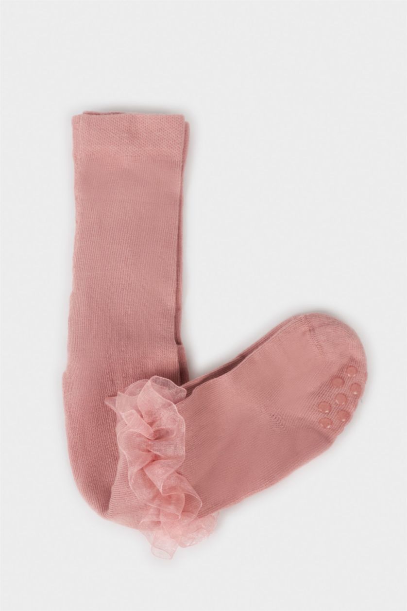 Baby Girl Rose Baby Girl Non-Slip Sole Cotton Pantyhose