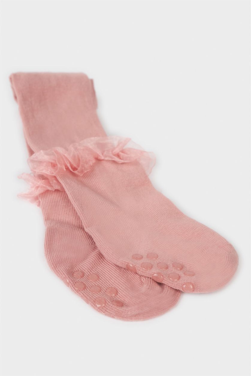 Baby Girl Rose Baby Girl Non-Slip Sole Cotton Pantyhose