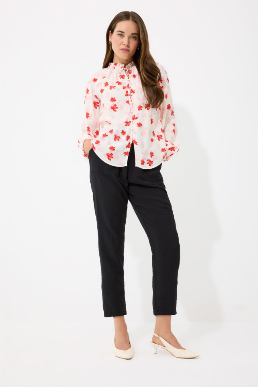 FEMME Rouge Chemisiers à manches longues Coupe Régulière