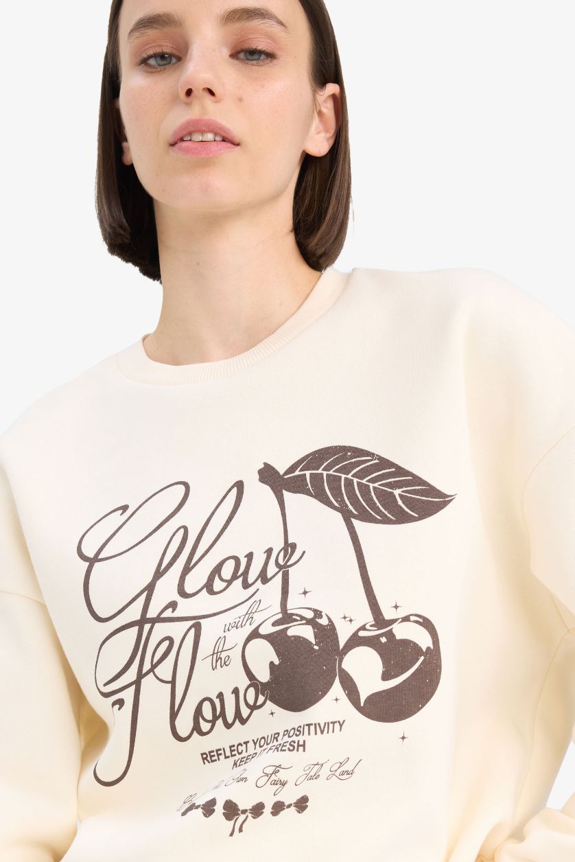 Әйелдерге Жеңіл тас Coool үлкен пішім үлкен дөңгелек жаға Свитер